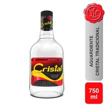Aguardiente CRISTAL Tradicional botella (750  ml)