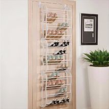 Resistente Organizador Zapatero Puerta Rack 36 Pares De Zapatos