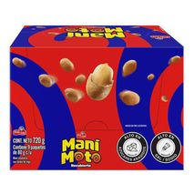 Maní MANIMOTO Recubierto Natural x9und 80gr (720  gr)