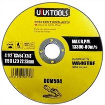 Disco Corte Metal 4 1/2 115X1.2 Set 50 Unid Dcm504 Uyustools