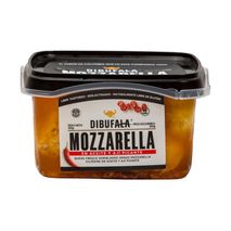 Queso mozzarella DIBUFALA De búfala en aceite y ají picante (320  gr)