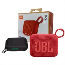 Parlante Jbl Go4 Rojo+Estuche Wireless Bluetooth Resistencia Ip67