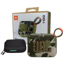 Parlante Jbl Go4 Camuflado+Estuche Bluetooth Resistencia Ip67