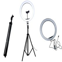 Aro Luz Led 36 Cm Tripode Profesional 2.10 Base Celular 25W