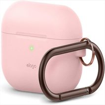 Estuche Para Airpods Pro De Silicona Con Arnés En Rosado