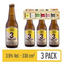 Cerveza Artesanal 3CORDILLERAS Mona Botella x3und 330ml (990  ml)