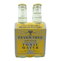 Agua tónica FEVERTREE Premium indian x 4 und 200ml (800  ml)