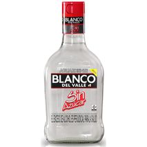 Aguardiente BLANCO Del Valle sin azúcar media (375  ml)