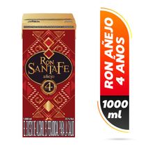 Ron SANTA FE Añejo 4 años caja (1000  ml)