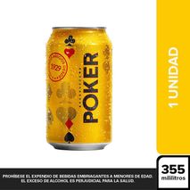 Cerveza POKER  (355  ml)