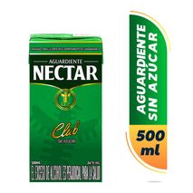 Aguardiente NECTAR Club sin azúcar caja (500  ml)