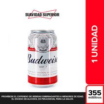 Cerveza BUDWEISER  (355  ml)