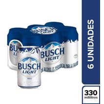 Cerveza BUSCH LIGHT Lata x6und 330ml (1980  ml)