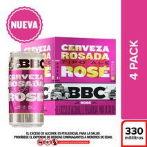 Cerveza Artesanal BOGOTA BEER COMPANY Rosé Lata x4und 330ml (1076  ml)
