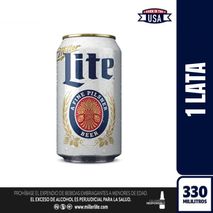 Cerveza MILLER Lite Lata (330  ml)