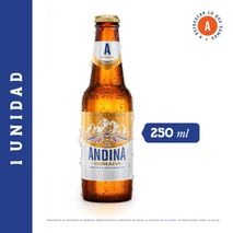 Cerveza ANDINA Dorada Botella (250  ml)