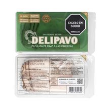 Pechuga de pavo DELIPAVO A las pimientas (120  gr)