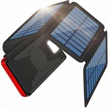 Batería Externa De 6800Mah Panel Solar Desmontable