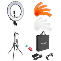 Neewer Iluminación Kit: 48Cm 55W Regulable Led Anillo De Luz Para Smartphone