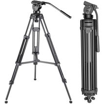Trípode De Cámara De Video De Aleación De Aluminio De 155 Cm
