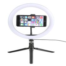 Aro De Luz Led Vivitar Rl10kit 10 Trípode Celular Y Cámaras