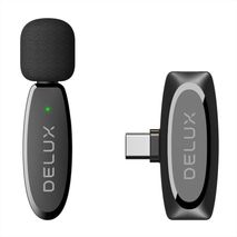 Micrófono Inalámbrico De Solapa Delux Dm11c / Celular Tipo C