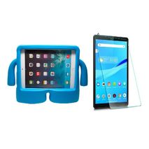 Estuche Funda Antigolpes + Vidrio Para Ipad 10Ma Gen 10.9 Azul
