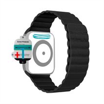 Correa De Ecocuero Imán Para Apple Watch Se 2 40Mm + Protector X 1 Ne