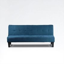 Sofa Cama Alex Elite Living Microfibra Azul