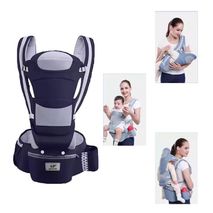 Cargador Canguro Ergonómico Asiento Para Bebe Azul