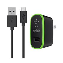 Cargador Belkin Pared 2.1 Amp Microusb Negro F8m667tt04 Blk