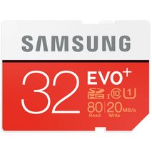 Memoria Sd Samsung Evo+ 32Gb Clase 10 80Mb S Uhs 1