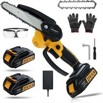 Mini Motosierra De Mano Recargable Inalámbrica Ultrapotente
