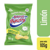 papas SUPER RICAS FRITAS ONDITAS LIMON (105  gr)