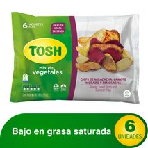 PASABOCAS MIX VEGETALES TOSH 168 Gramo