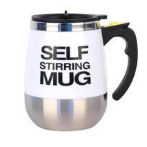 Mug Mezclador Eléctrico Termo Frio Caliente Cafe (Blanco)