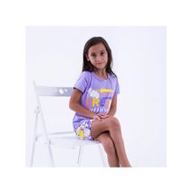 Conjunto Niña Morado Pantalon Corto Con Bolsillos Marca Copo De Nieve® Ref E 003Ab C