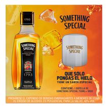 Whisky SOMETHING BLENDED SCOTCH 750ML VASO 1UND  (750  ml)