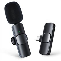 Mini Micrófono Inalámbrico Tipo C Solapa Celular F2 Sonido Profesional