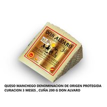 Queso Spanish Cheese Marca Exclusiva Manchego cuña (150  gr)