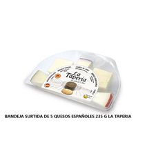 Mix de quesos Spanish Cheese Marca Exclusiva Surtido x5 und (235  gr)