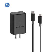 Cargador Motorola Original 45W Usb C Negro