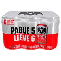 Cerveza TECATE lata x6und (1650  ml)