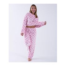 Conjunto Pijama Térmica Corona Marca Copo De Nieve® Ref D 006F L