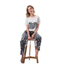Set De Pijama In Rose Zebra