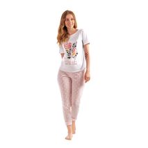 Set De Pijama In Rose Flowers