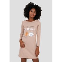 Pijama Bata In Rose Camel