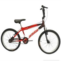 Bicicleta Cross Rin 20 Para Niños Rojo