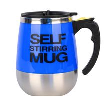 Mug Mezclador Eléctrico Termo Frio Caliente Cafe (Azul)