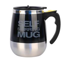 Mug Mezclador Eléctrico Termo Frio Caliente Cafe Negro